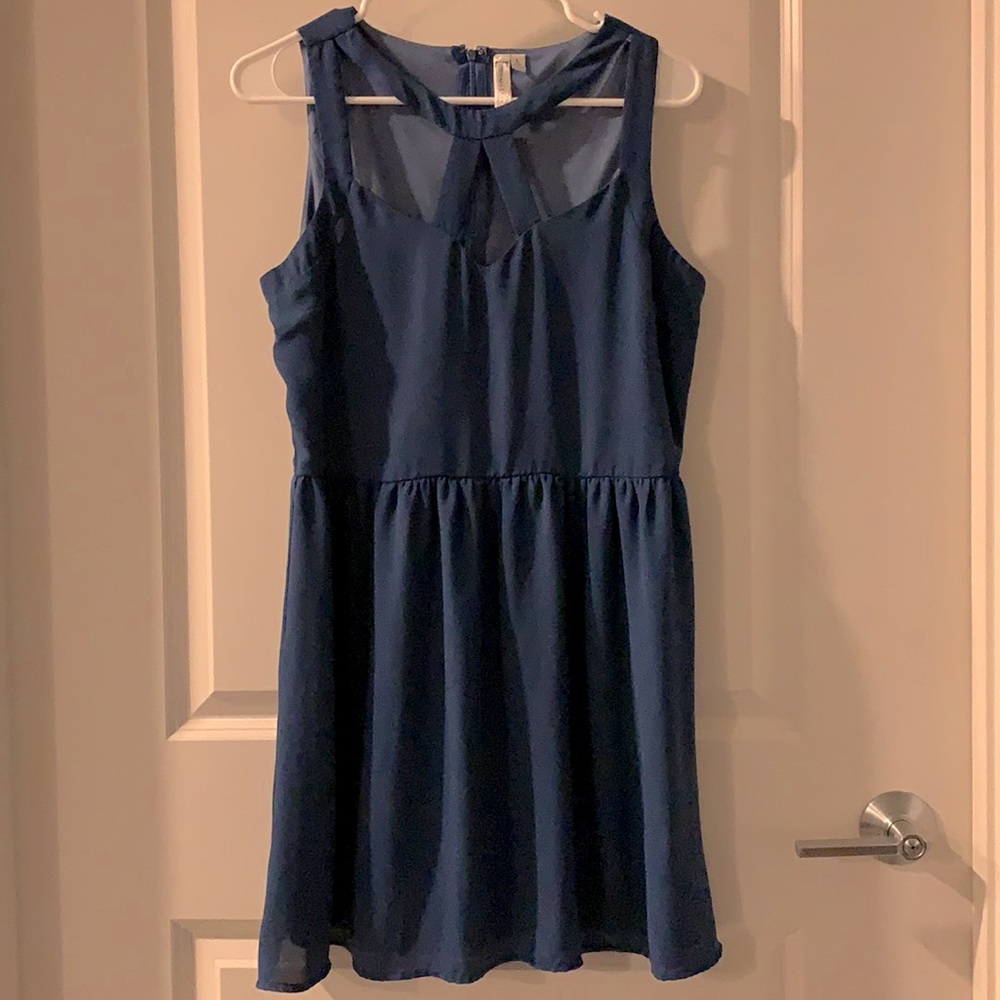 Blue party dress